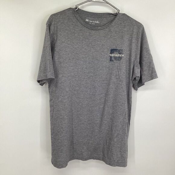 Men's Travis Mathew Short Sleeved Tee Shirt Gray‎ Medium - Picture 1 of 6